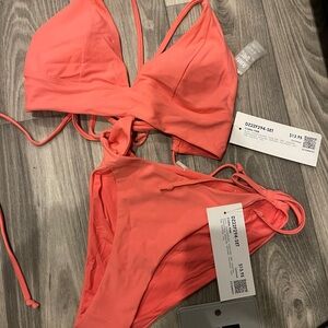 Coral Bikini Set